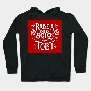 Red Solo for Toby Hoodie